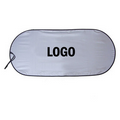 Custom Single Panel Spring Loop Auto Sunshade, 40" L X 20" H